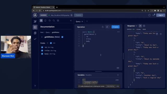 GraphQL on the Server with Node.js | Ebenezer Don смотреть онлайн