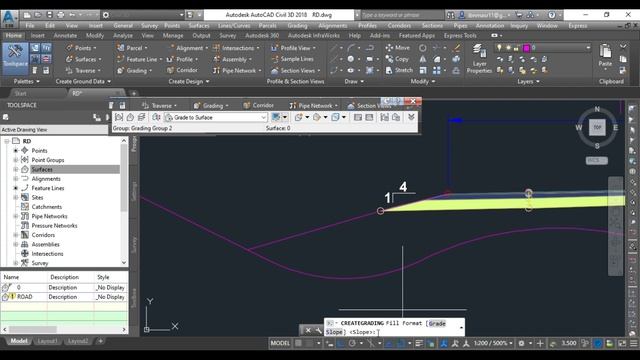 How to Create Grading/Side Slope from Feature Line in Civil 3D смотреть онлайн