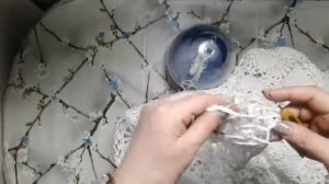 Красивый и простой мотив для скатерти крючком 3 часть (Кайма).