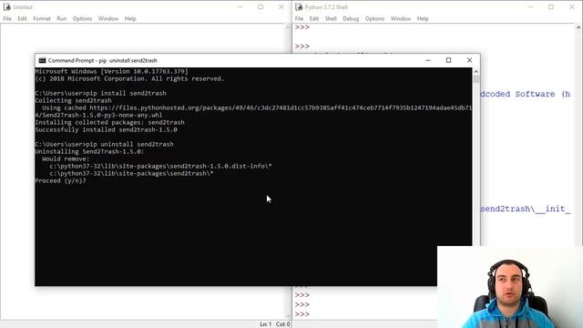 Python PIP - How To Install and Uninstall Packages смотреть онлайн