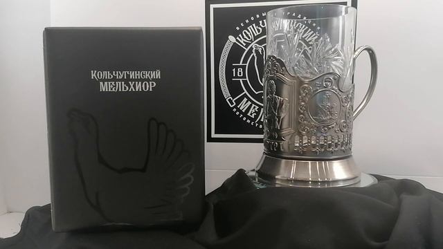 Набор д/чая «Пётр 1» никелированный с чернением. Артикул: НБС7408/50 смотреть онлайн