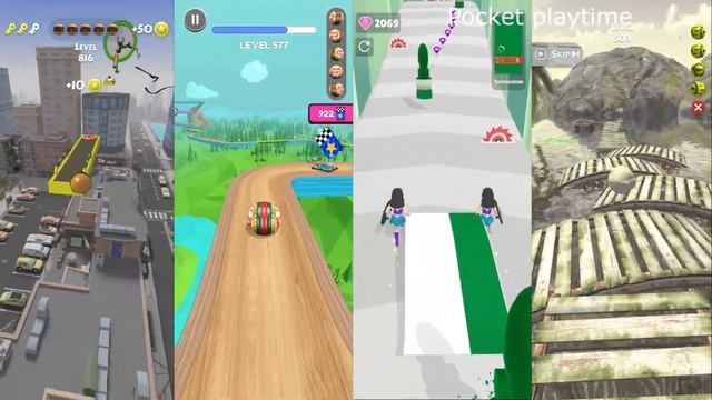 Action Balls vs Going Balls vs Flag Painters vs Rollance - All level gameplay Android, IOS смотреть онлайн