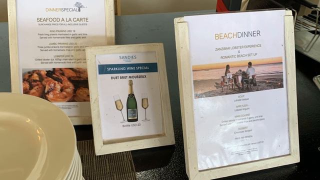 Обзор питания all inclusive в отеле Sandies Baobab Beach Zanzibar смотреть онлайн