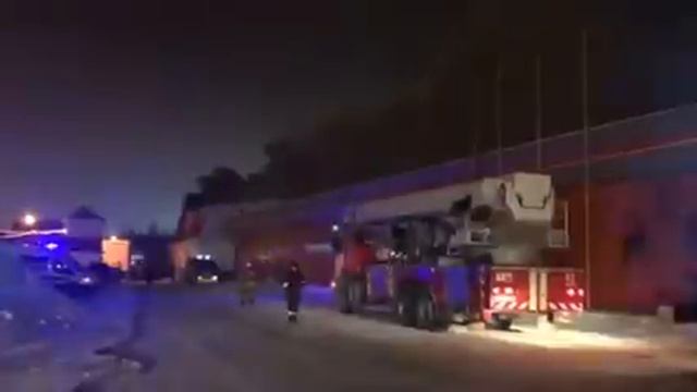 Пожар "Славтэк Хлеб" Нижневартовск смотреть онлайн