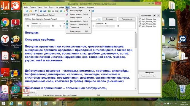 Balabolka Балаболка программа для чтения текста Обзор смотреть онлайн