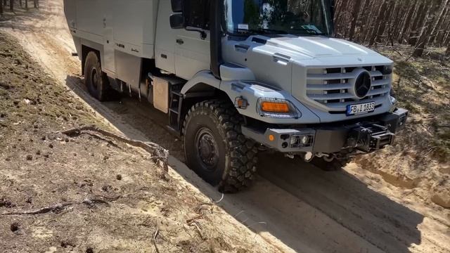ZETROS Exmo Truck, gesamter Stresstest auf Versuchsgelände Horstwalde! EWR Grand Tour Kabine смотреть онлайн