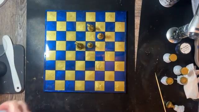 How to Make a Chess/Checker Board Using Epoxy Resin смотреть онлайн