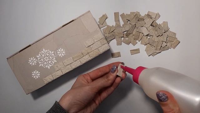 Поделка из картона. Шкатулка. Декор из яичных лотков /Box made of cardboard смотреть онлайн