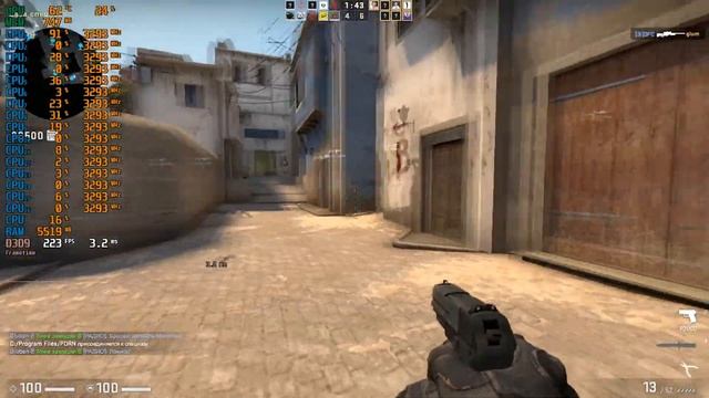 Тест GTX 1060 3Gb (INNO3D), Xeon E5-2689 в CS:GO на минималках смотреть онлайн