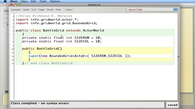 GridWorld Changing Grid Size