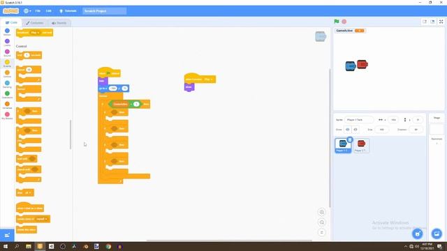 How to Make a 2 Player Tank Game in Scratch (Part 1) - Movement смотреть онлайн
