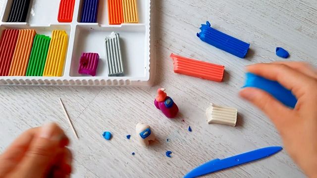 Лепка Амонг ас из пластилина / Among Us видео смотреть онлайн