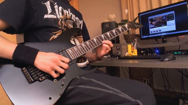 Ensiferum - Tale Of Revenge [ guitar cover ] смотреть онлайн