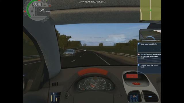 City Car Driving - PEUGEOT 206 cc смотреть онлайн