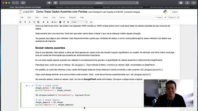 Como Tratar Dados Ausentes com Pandas смотреть онлайн