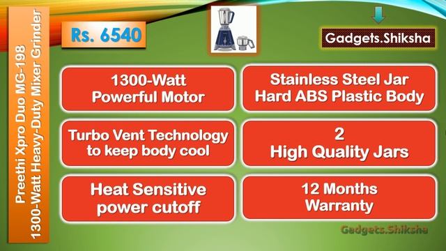 1300W Hotel Mixer Grinder (हिंदी में) | #Preethi Xpro Duo MG-198 | Heavy Duty Food Processor смотреть онлайн