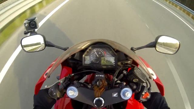Максимальная скорость мотоцикла Honda CBR 600RR. смотреть онлайн