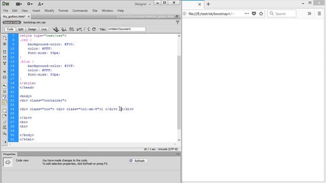 Bootstrap 4 tutorial in hindi part -4 no-gutters смотреть онлайн