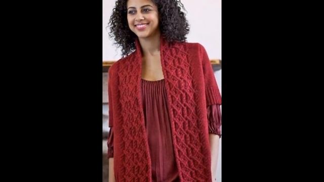 Вязаный Кардиган Спицами для Женщин - фото 2019 / Knitted Cardigan Knitting needles for Women photo смотреть онлайн
