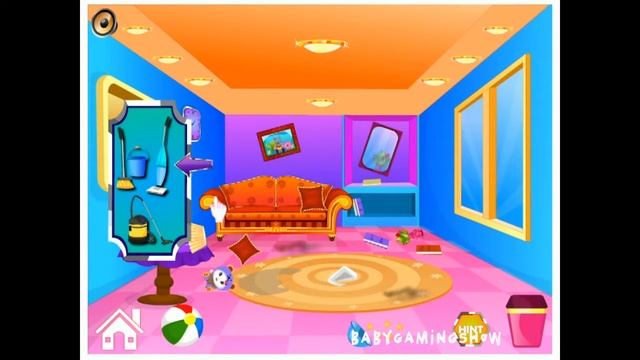 Lucy Living Room Cleaning - Girls Games смотреть онлайн
