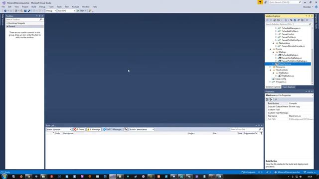 C# live tutorial: Creating a Minecraft server launcher (Part 27) смотреть онлайн