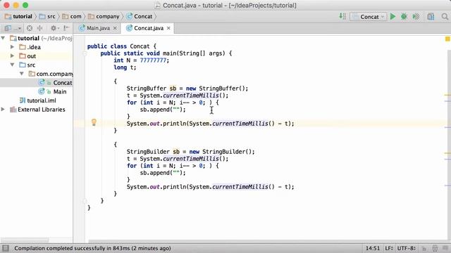 Java Tutorial for Beginners - Learn Java - #33 - StringBuffer vs. StringBuilder смотреть онлайн