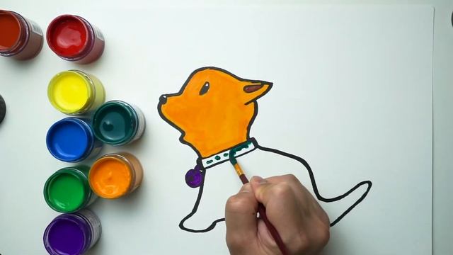 How to draw a puppy? Как нарисовать щенка? kuchukchani qanday chizish mumkin? смотреть онлайн