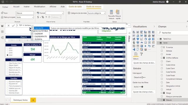 Formation Power BI : TOPN, TUTO FRANCAIS DAX POWER BI смотреть онлайн
