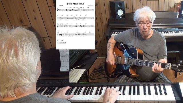 E Doce Morrer No Mar - Latin guitar & piano cover ( Dorival Cymmi ) смотреть онлайн