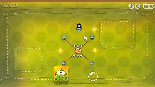 Прохождение игры Cut the Rope №2(будет 2 части по тканевой коробки)1 часть смотреть онлайн