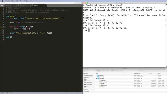 Python Numbers 10: Example - Sum of Naturals смотреть онлайн
