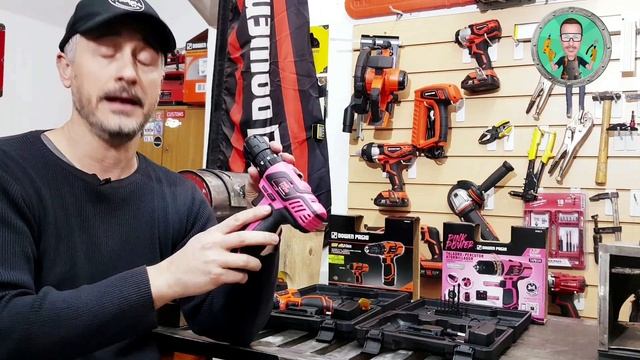Taladros atornilladores 12v Dowen Pagio y Pink Power con percutor смотреть онлайн