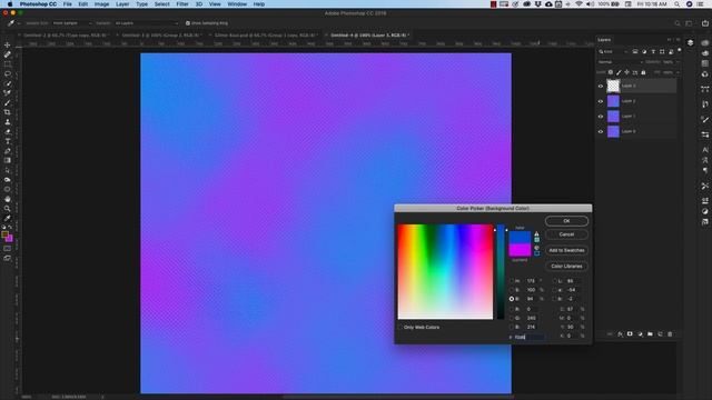 Photoshop Pattern Tutorial: Iridescent, Metallic Patterns смотреть онлайн