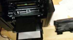 HP 1536 - замена картриджа с тонером