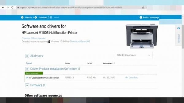 hp laserjet m1005 mfp Driver Support Windows 11, Windows 10, Mac 12, Mac 11