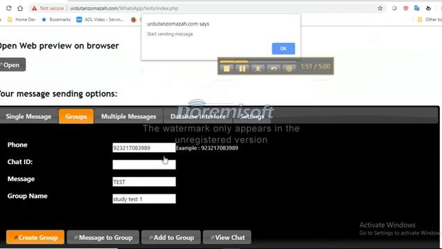Whats App Chat Api Demo - Group смотреть онлайн