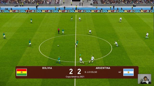 BOLIVIA vs ARGENTINA - COPA AMERICA 2021 - PES 2021 Match - Gameplay PC смотреть онлайн