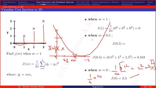 8. Gradient Descent ( Linear Regression Lec 2) смотреть онлайн