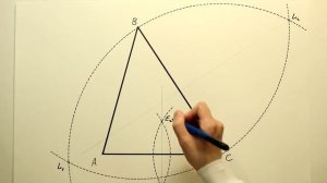 4K Как описать окружность вокруг треугольника, видео 2023 год