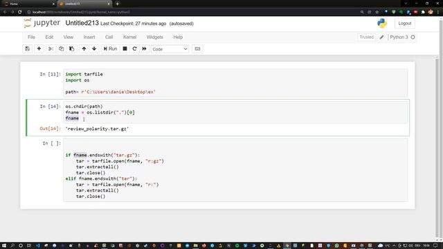 How to extract tar files in python смотреть онлайн