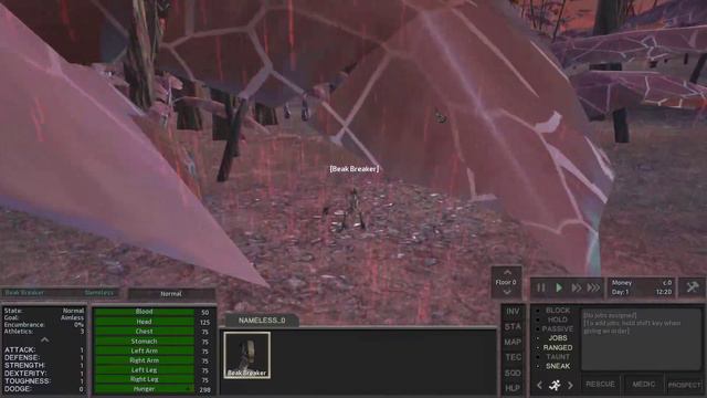 Breaking "Epic Beak Things" (Kenshi mod that buffs beak things and lowers their size) смотреть онлайн