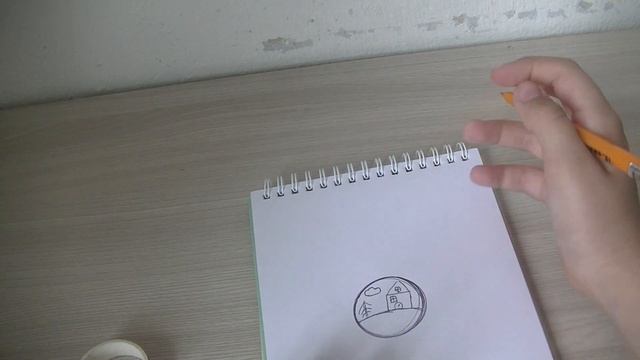 делаем пейзаж в круге/краско ляп? смотреть онлайн