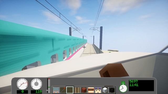 Minecraft Train Race with Eurobeat | Minecraft Initial D смотреть онлайн