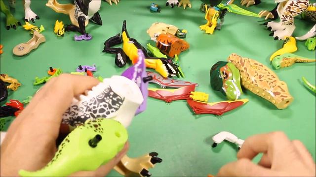 New 11 Hybrid Lego Dinosaur Toys Mutant Freak On King Kong Skull Island Surprise Toys смотреть онлайн