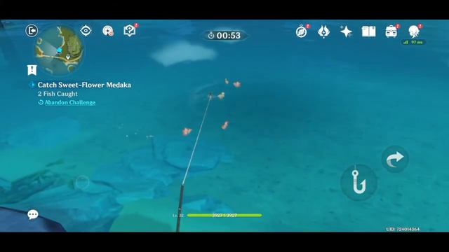 как ловить рыбу на телефоне в геншин импакт смотреть онлайн