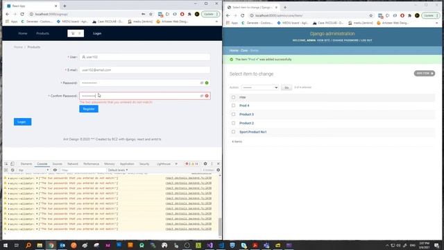 Fullstack app UI [ecommerce django react redux antdesign in typescript][part 1] смотреть онлайн