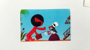 Каникулы Бонифация. Набор открыток. Иллюстрации Сергея Алимова. 1970 / Boniface's Vacation