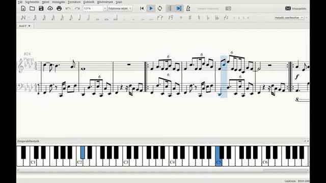 Axel F (piano) (medium) смотреть онлайн