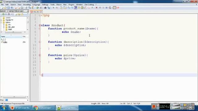 PHP object oriented pograming for beginners part 2 - concept and defining class смотреть онлайн