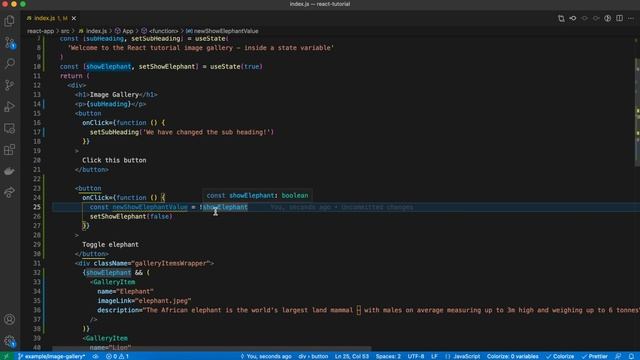 Part 8 - React JS Beginner Tutorial - More State Examples смотреть онлайн